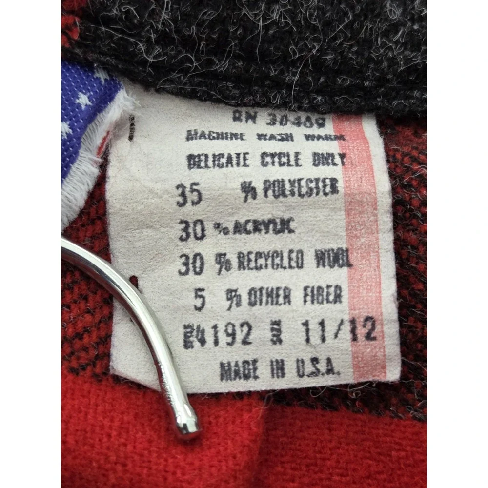 Vtg The Us Clothing Co Wool Blend Tartan Plaid Pleated Skirt Women's‎ 11/12